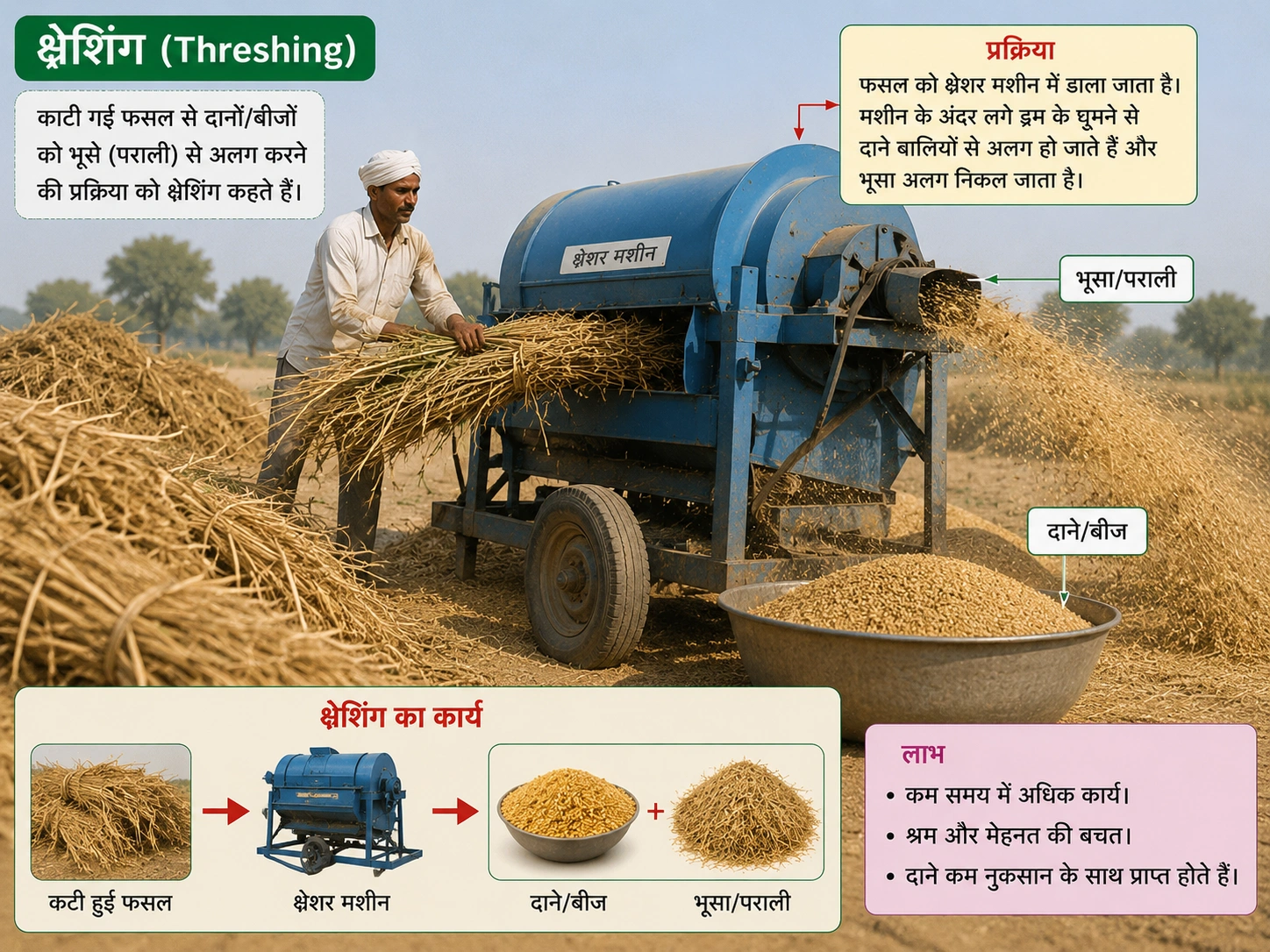 थ्रेशिंग